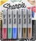 Sharpie Metallic Permanent Markers 6/Pkg-Gold/Silver/Bronze/Ruby/Emerald/Sapphire